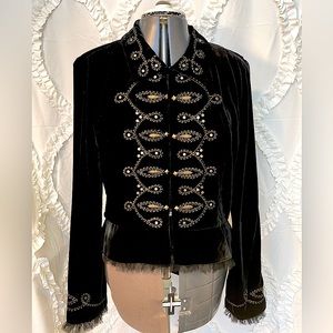 Double D Ranchwear- Velvet jacket Sz Small